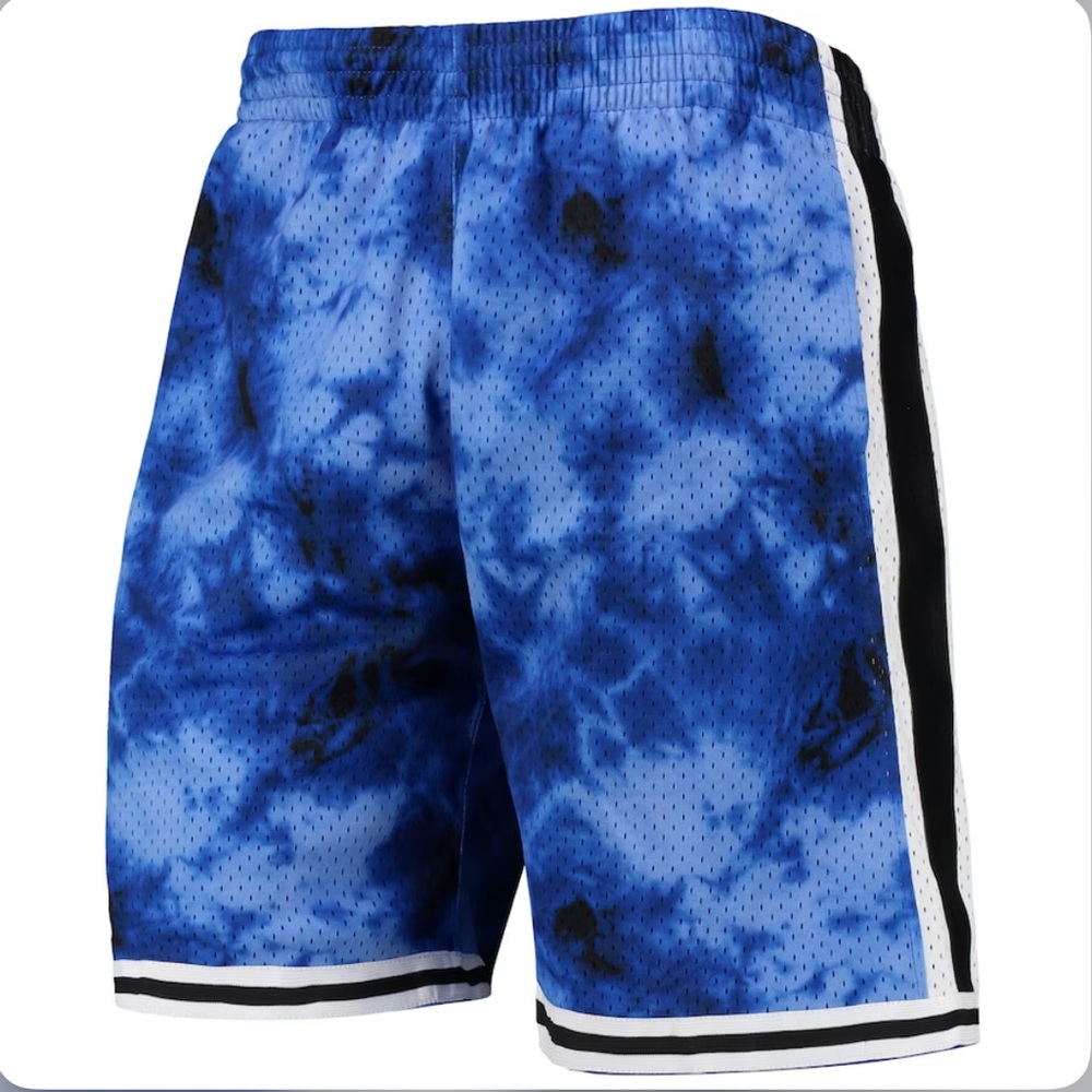 Men's Philadelphia 76ers Mitchell & Ness Hardwood Classic Galaxy Swingman Shorts